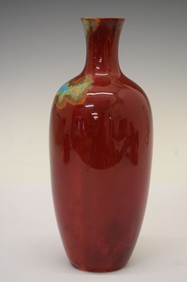 Lot 456 - Bernard Moore flambé vase, etc