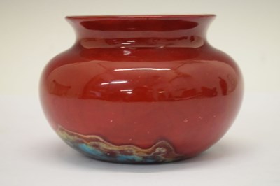 Lot 456 - Bernard Moore flambé vase, etc