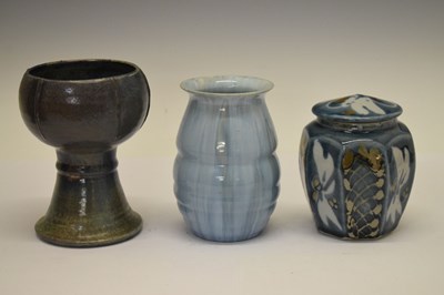 Lot 437 - Assorted studio pottery