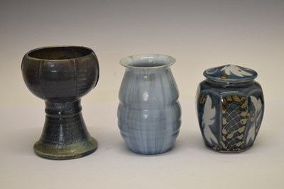 Lot 437 - Assorted studio pottery