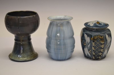 Lot 437 - Assorted studio pottery