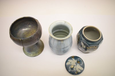 Lot 437 - Assorted studio pottery