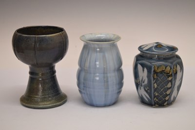 Lot 437 - Assorted studio pottery