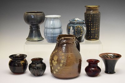 Lot 437 - Assorted studio pottery