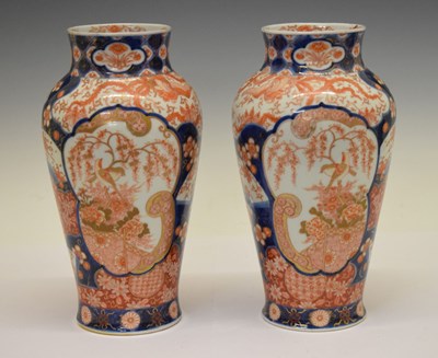 Lot 522 - Pair of Imari vases