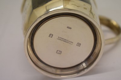 Lot 181 - George V silver Christening mugs and napkin rings