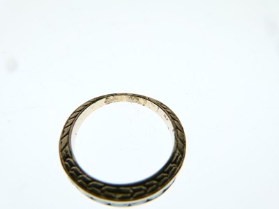 Lot 14 - Three 9ct gold dress rings