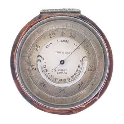 Lot 444 - Asprey - Early 20th Century pocket barometer