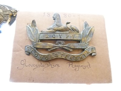 Lot 224 - 1880 Gloucestershire Regiment badge