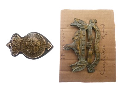 Lot 224 - 1880 Gloucestershire Regiment badge