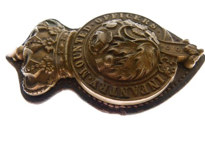 Lot 224 - 1880 Gloucestershire Regiment badge