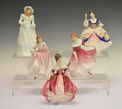 Lot 501 - Five Royal Doulton ladies