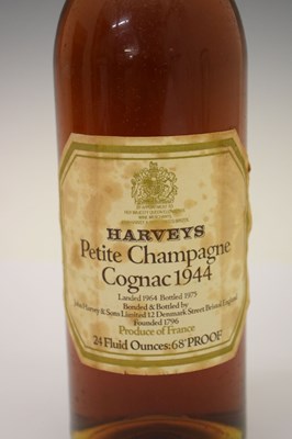 Lot 221 - Harveys Petit Champagne Cognac, 1944