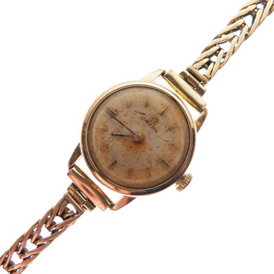 Lot 117 - Omega - Lady's gold plated cocktail watch