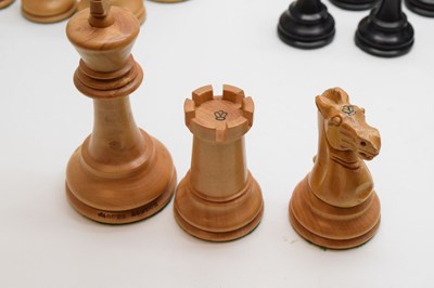 Lot 167 - J. Jaques & Son, Ltd., London 'The Staunton Chessmen' chess set