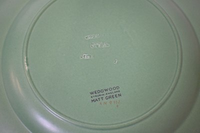 Lot 508 - Wedgwood matt green part dinner service