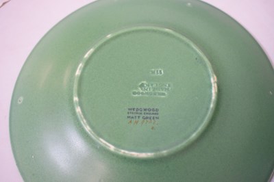 Lot 508 - Wedgwood matt green part dinner service