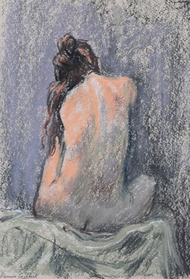 Lot 564 - Dennis Gilbert - Pastel - Female nude study