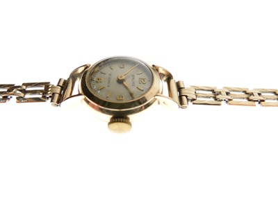 Lot 118 - Baume - Lady's 9ct gold cocktail watch