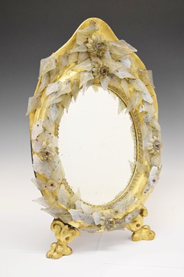 Lot 636 - Venetian gilt mirror