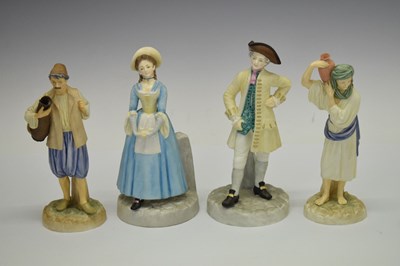 Lot 475 - Four Royal Worcester 'Hadley Collection' figures