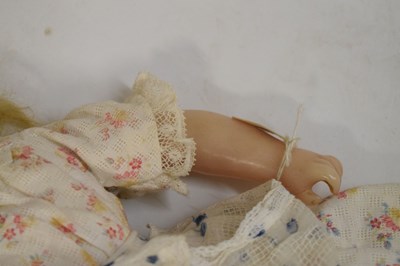 Lot 202 - 19th Century wax shoulder head doll, attributed to Pierotti