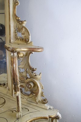 Lot 532 - Painted mirrorback console