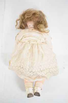 Lot 199 - Four early 20th Century German bisque headed dolls