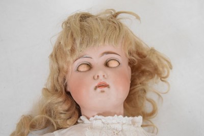 Lot 199 - Four early 20th Century German bisque headed dolls