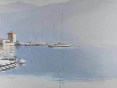 Lot 460 - Neil Murison RWA (1930-2018) - Watercolour - 'Lake Como'