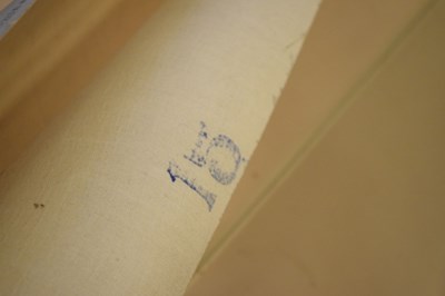 Lot 350 - Fourteen rolls of 20th Century Chinese watercolour wallpaper
