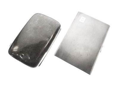 Lot 184 - Two silver cigarette cases