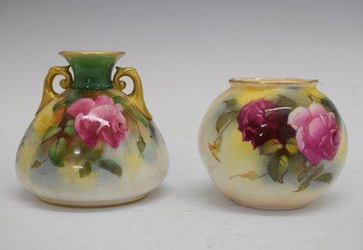 Lot 476 - Royal Worcester posy vases