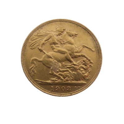 Lot 201 - Edward VII gold sovereign, 1903