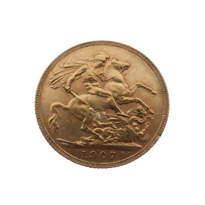 Lot 202 - Edward VII gold sovereign, 1907