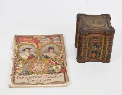 Lot 347 - Royal Interest - Commemorative mustard tin