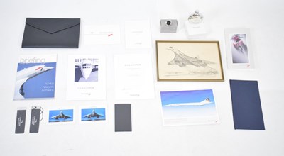 Lot 334 - Quantity of Concorde ephemera and memorabilia