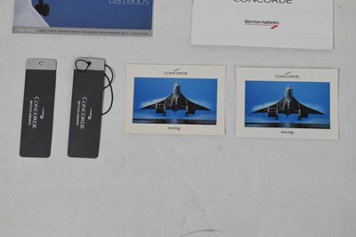 Lot 334 - Quantity of Concorde ephemera and memorabilia