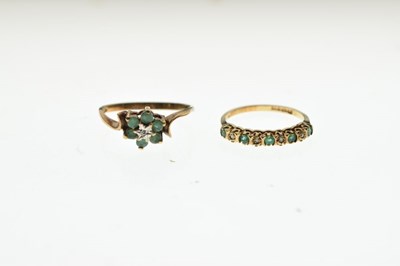 Lot 14 - Two 9ct gold rings