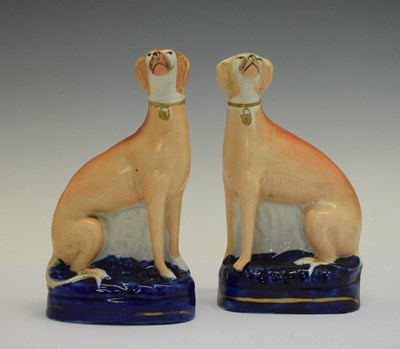 Lot 429 - Pair of Staffordshire Lurchers