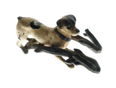 Lot 302 - Austrian cold-painted bronze Jack Russell terrier