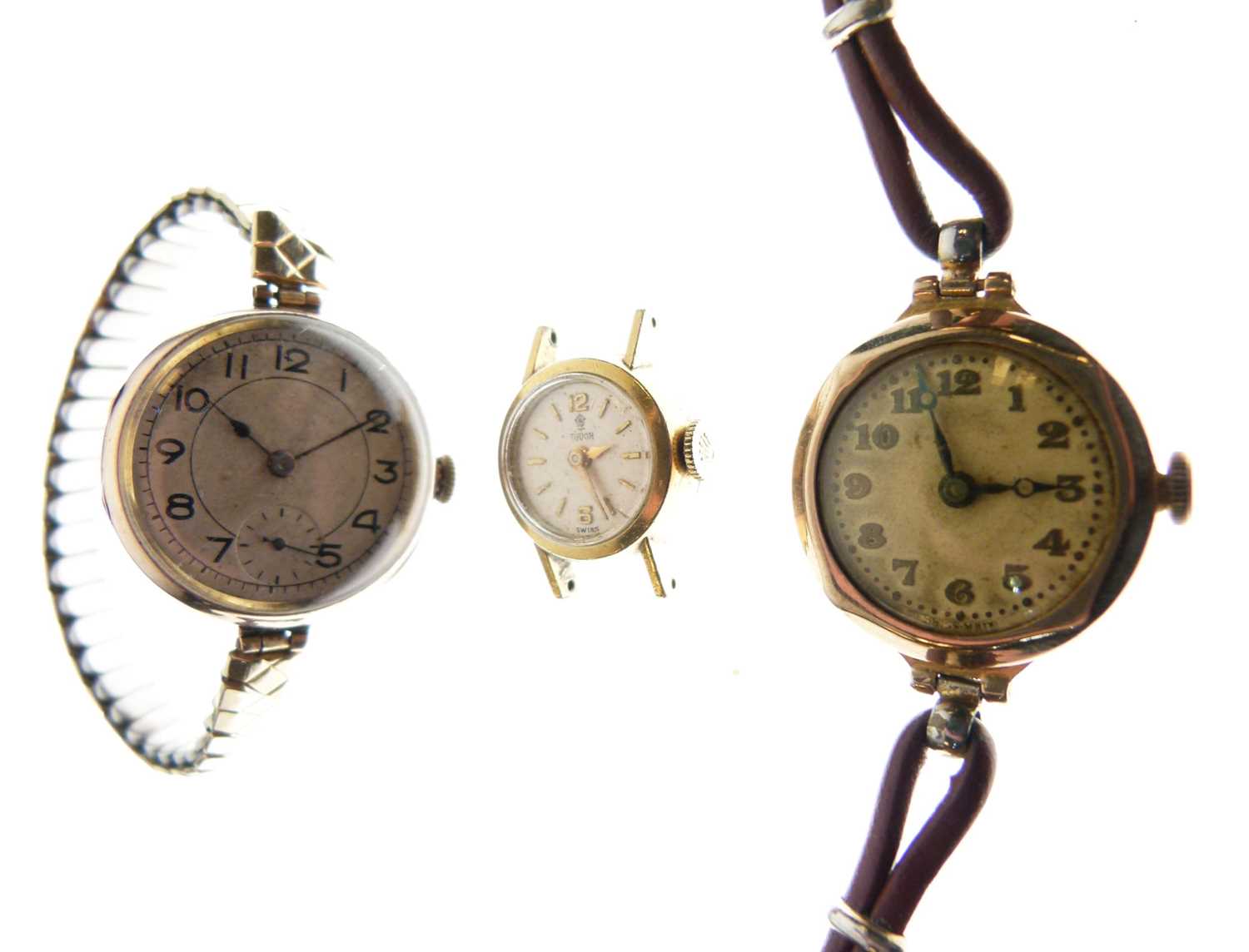 Lot 126 - Group of lady’s cocktail watches including Rolex and Tudor