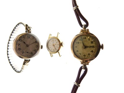 Lot 126 - Group of lady’s cocktail watches including Rolex and Tudor