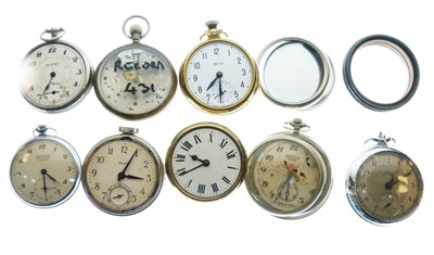 Lot 139 - Assorted metal pocket watch backs and parts