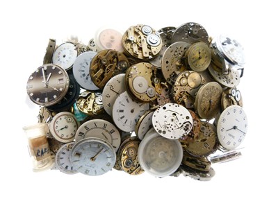 Lot 135 - Quantity of fob and wristwatch movements
