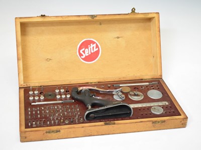 Lot 81 - Boxed Seitz punch with fittings