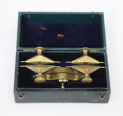 Lot 260 - Watchmakers depthing tool circa 1900