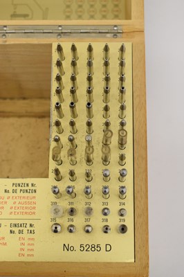Lot 76 - Wooden cased Bergeon 5285D staking set