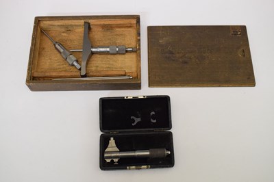 Lot 253 - Brown & Sharpe USA boxed tool, etc