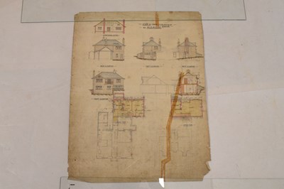 Lot 203 - Sundry Scottish views/maps/Architects drawings